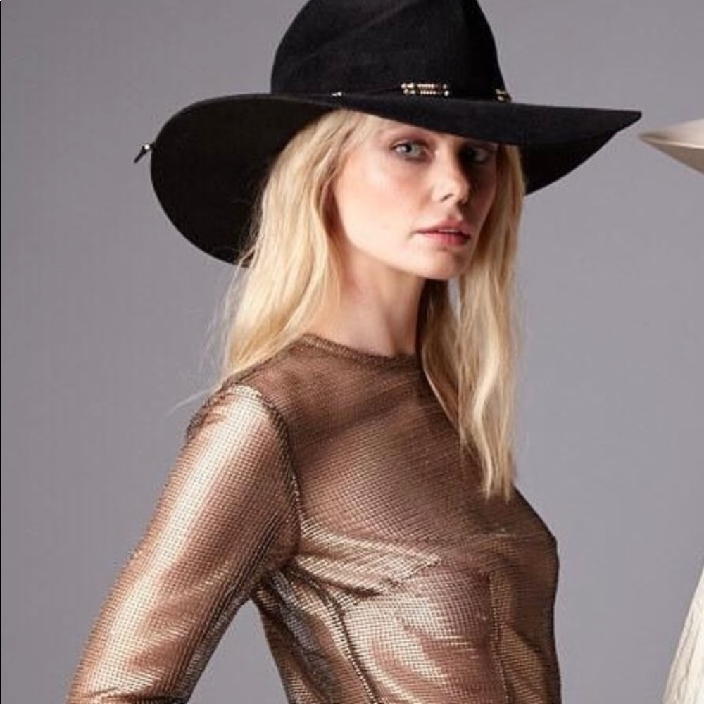 EUC Gladys Tamez velour hat